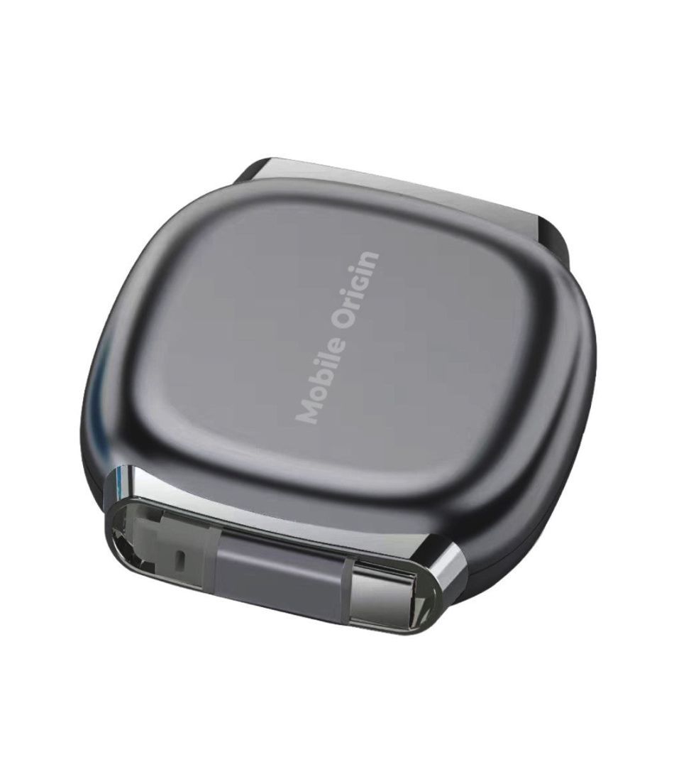 Mobile Origin CB7 100W Retractable Cable Box USB-C to USB-C Space Grey