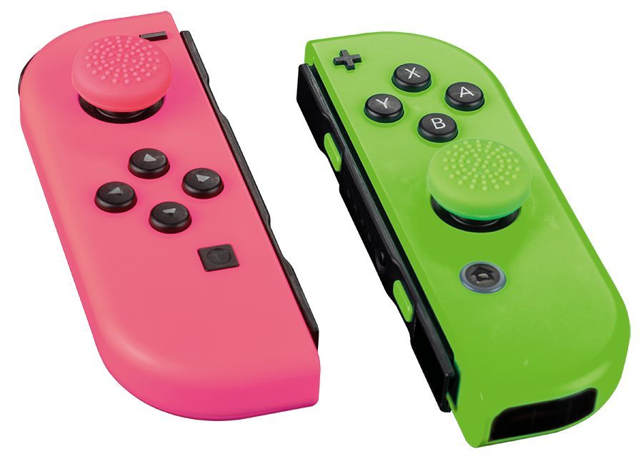 Venom Thumb Grips Switch Pink and Green Venom Thumb Grips Switch Pink and Green