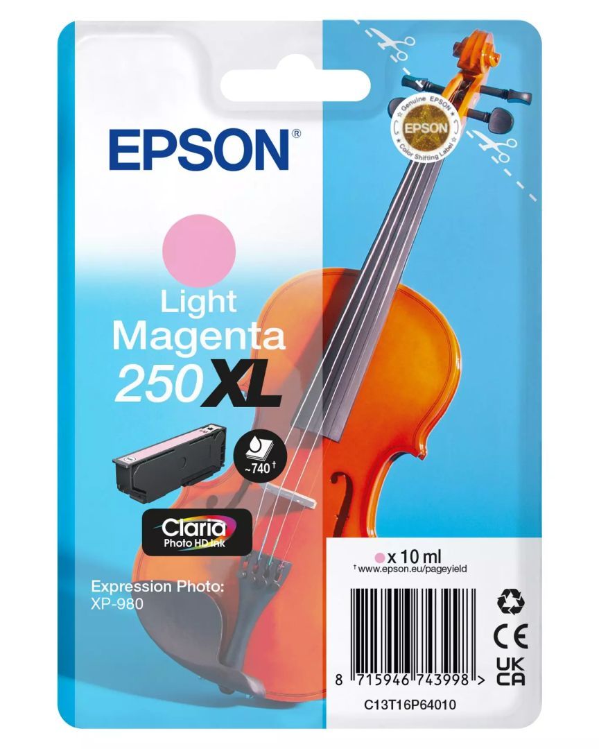 Epson 250XL Light Magenta tintapatron Epson 250XL Light Magenta tintapatron