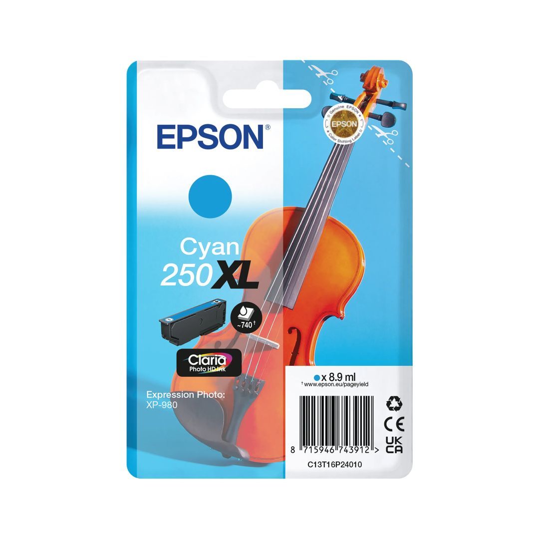 Epson 250XL Cyan tintapatron Epson 250XL Cyan tintapatron