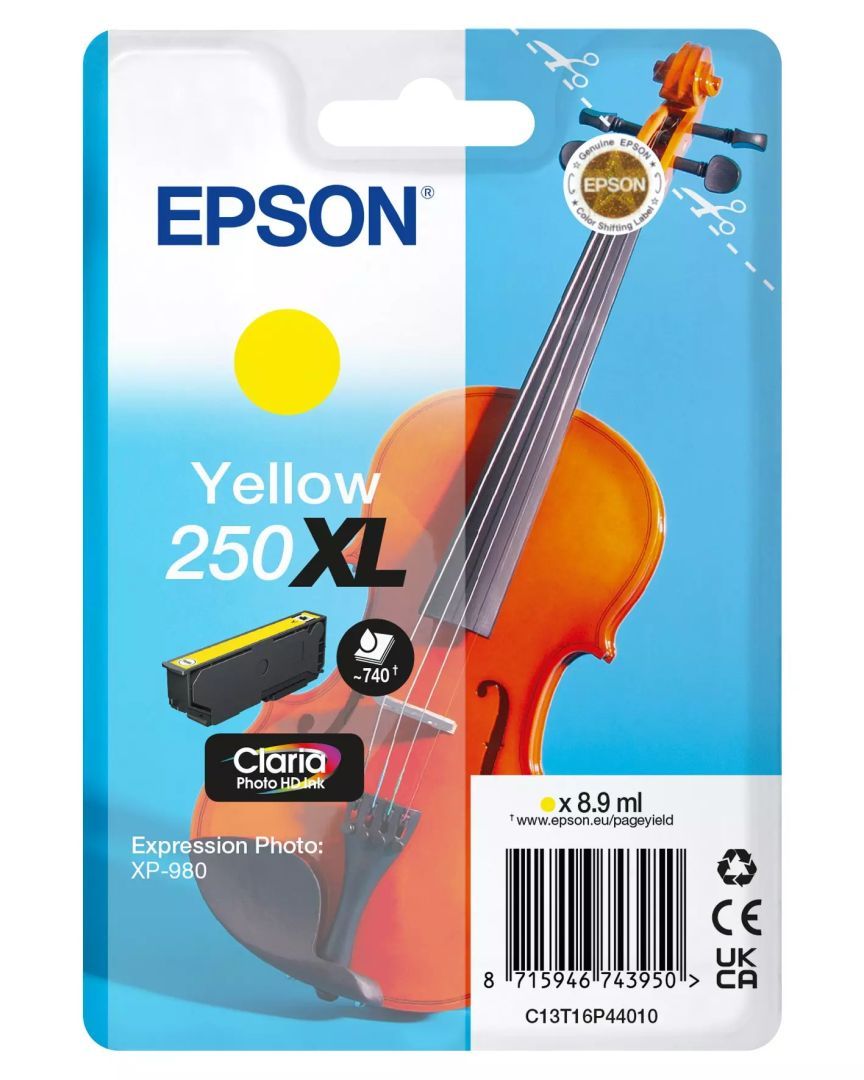 Epson 250XL Yellow tintapatron Epson 250XL Yellow tintapatron