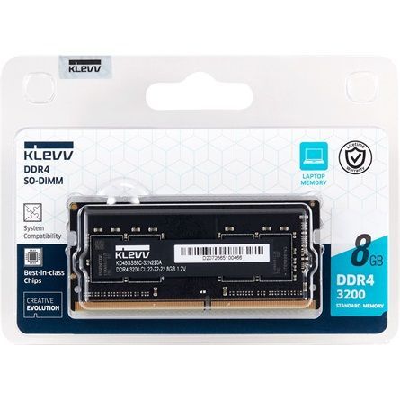 Klevv 8GB DDR4 3200MHz SODIMM OEM Klevv 8GB DDR4 3200MHz SODIMM OEM