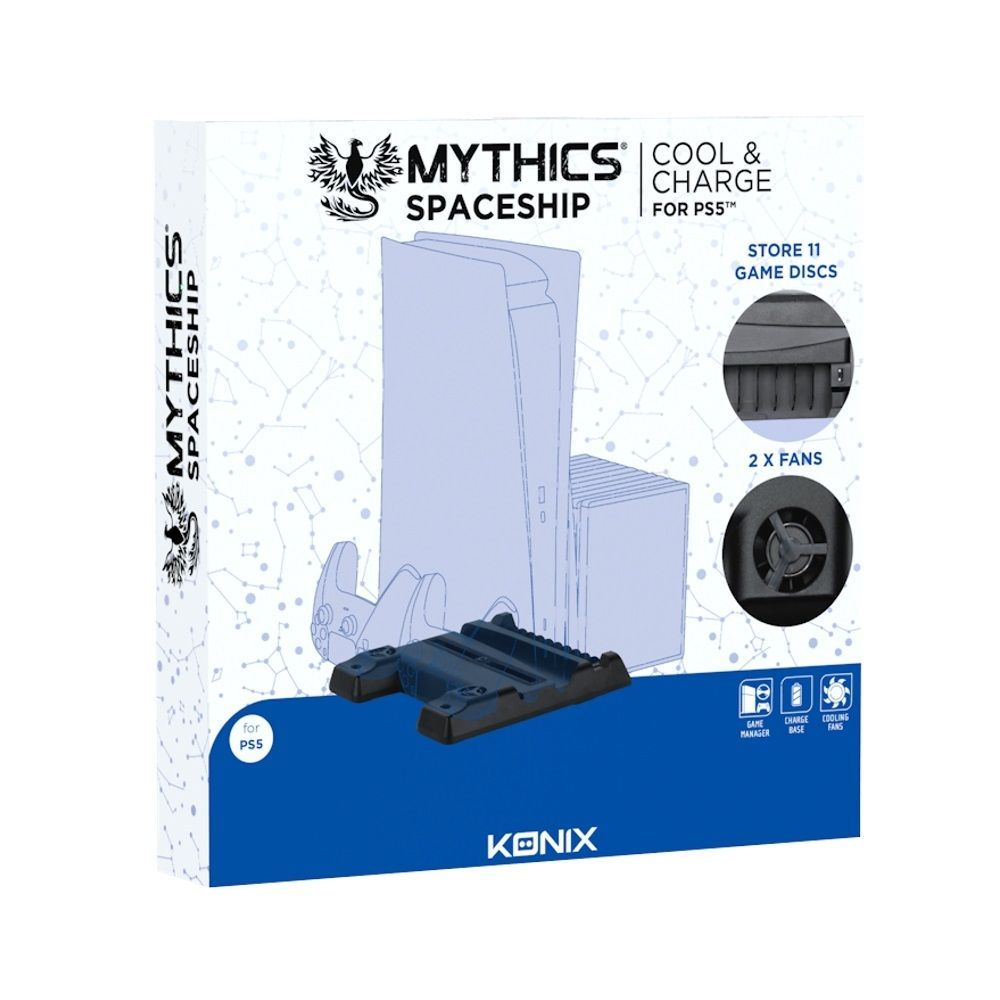 KONIX Mythics Spaceship Cool&Charge for PS5 KONIX Mythics Spaceship Cool&Charge for PS5