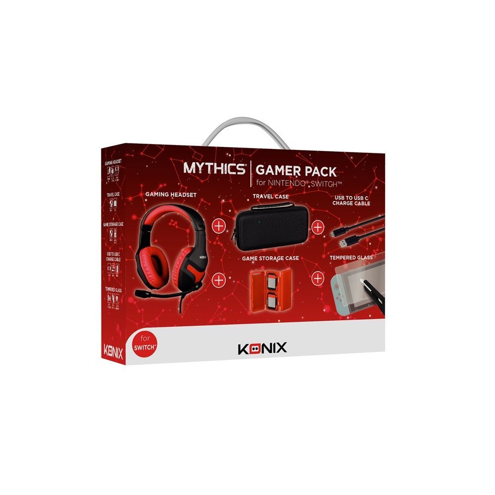 KONIX Mythics Nintendo Switch Gamer Bundle KONIX Mythics Nintendo Switch Gamer Bundle
