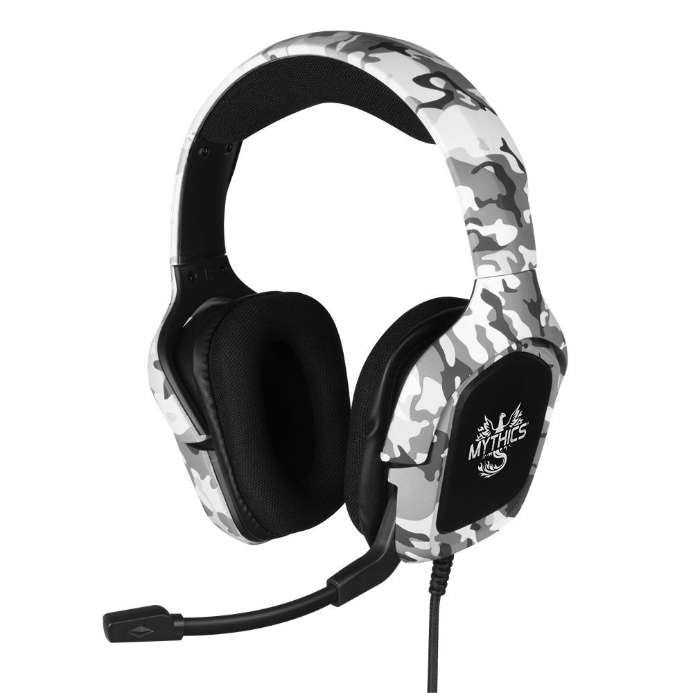 KONIX Mythics Ares Camo Gaming Headset Black/White KONIX Mythics Ares Camo Gaming Headset Black/White
