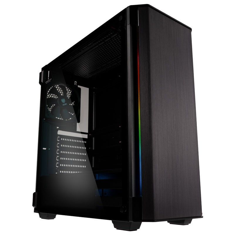 Kolink Refine RGB Tempered Glass Gunmetal Grey Kolink Refine RGB Tempered Glass Gunmetal Grey