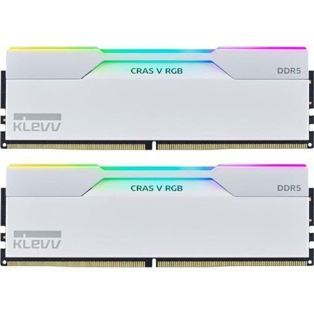 Klevv 32GB DDR5 6000MHz Kit(2x16GB) Cras V RGB White