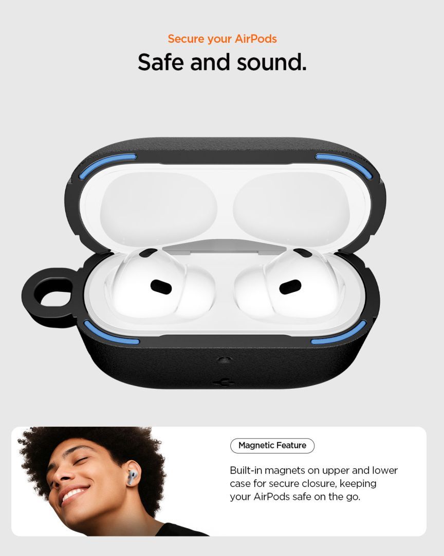Spigen Vault case for AirPods Pro 3 Matte Black Spigen Vault case for AirPods Pro 3 Matte Black