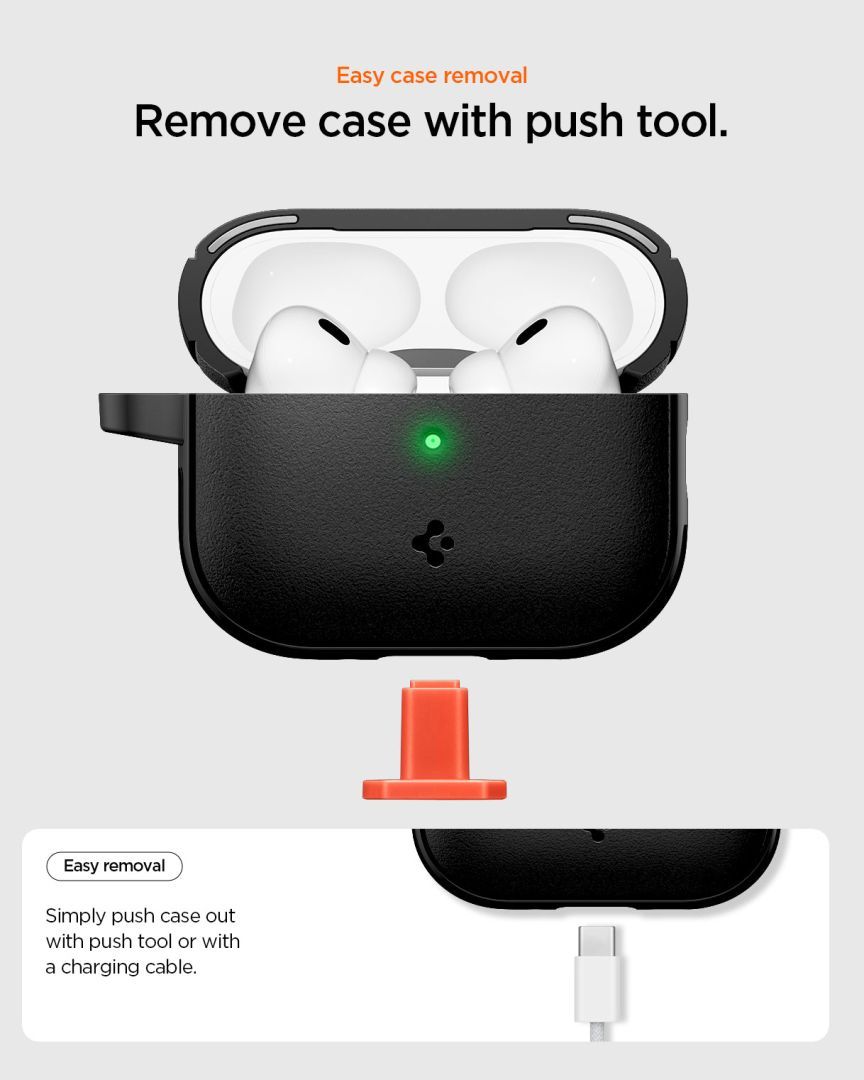 Spigen Vault case for AirPods Pro 3 Matte Black Spigen Vault case for AirPods Pro 3 Matte Black