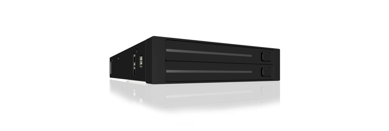 Raidsonic IcyBox IB-2226STS 2x 2.5" SATA Mobile Rack Raidsonic IcyBox IB-2226STS 2x 2.5" SATA Mobile Rack