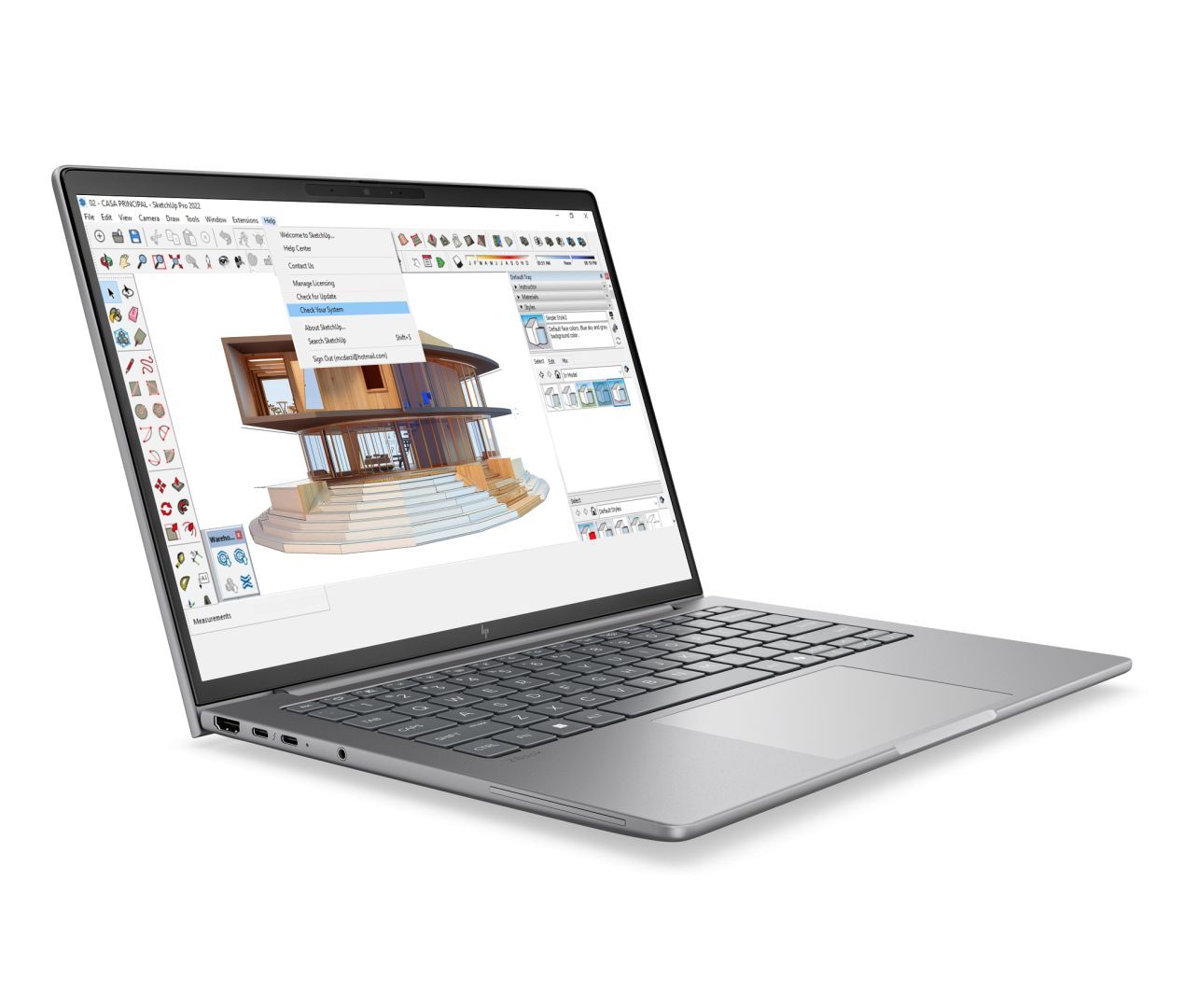 HP ZBook 8 G2a Silver HP ZBook 8 G2a Silver