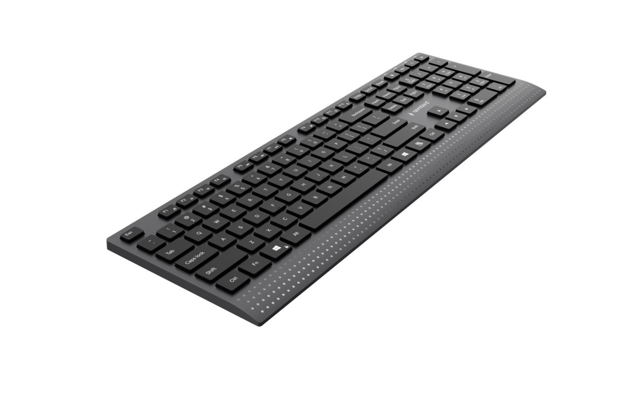 Gembird KB-MCH-06 Slim Wired Multimedia Keyboard Black US Gembird KB-MCH-06 Slim Wired Multimedia Keyboard Black US