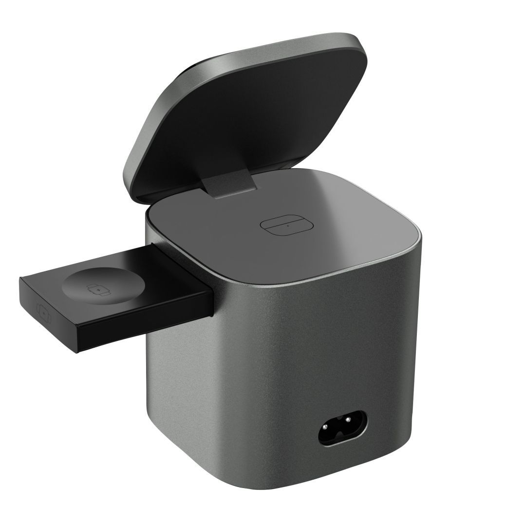 Mobile Origin 100W Qi2 25W Foldable Charger PW37 MagSafe Compatible Space Gray Mobile Origin 100W Qi2 25W Foldable Charger PW37 MagSafe Compatible Space Gray