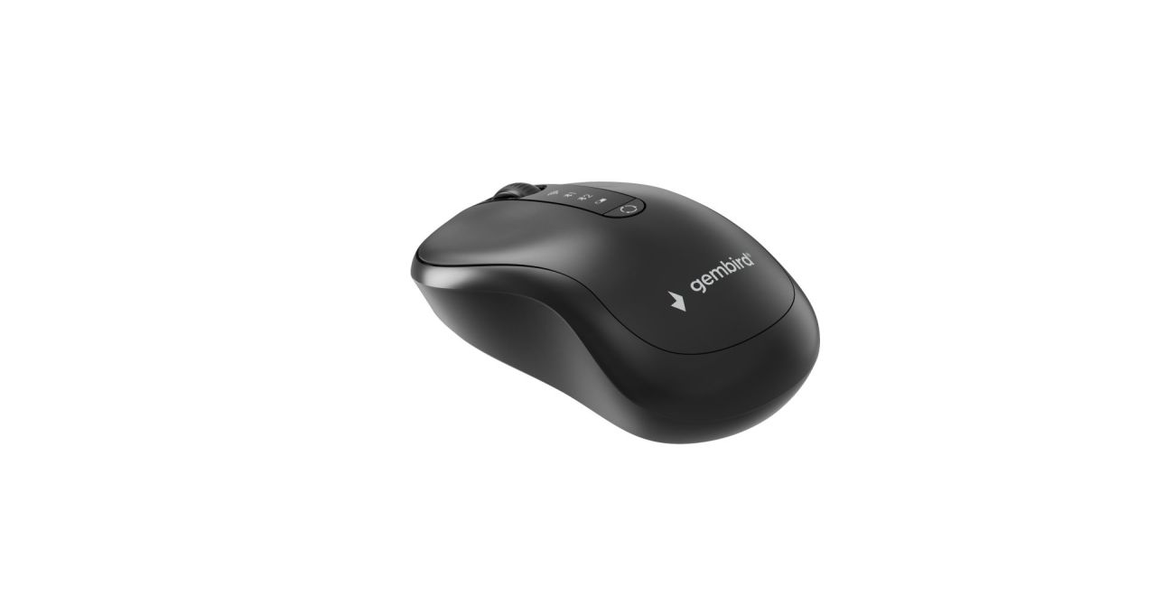 Gembird MUSW2-4B-01 Dual-Mode Wireless Bluetooth Mouse Black Gembird MUSW2-4B-01 Dual-Mode Wireless Bluetooth Mouse Black