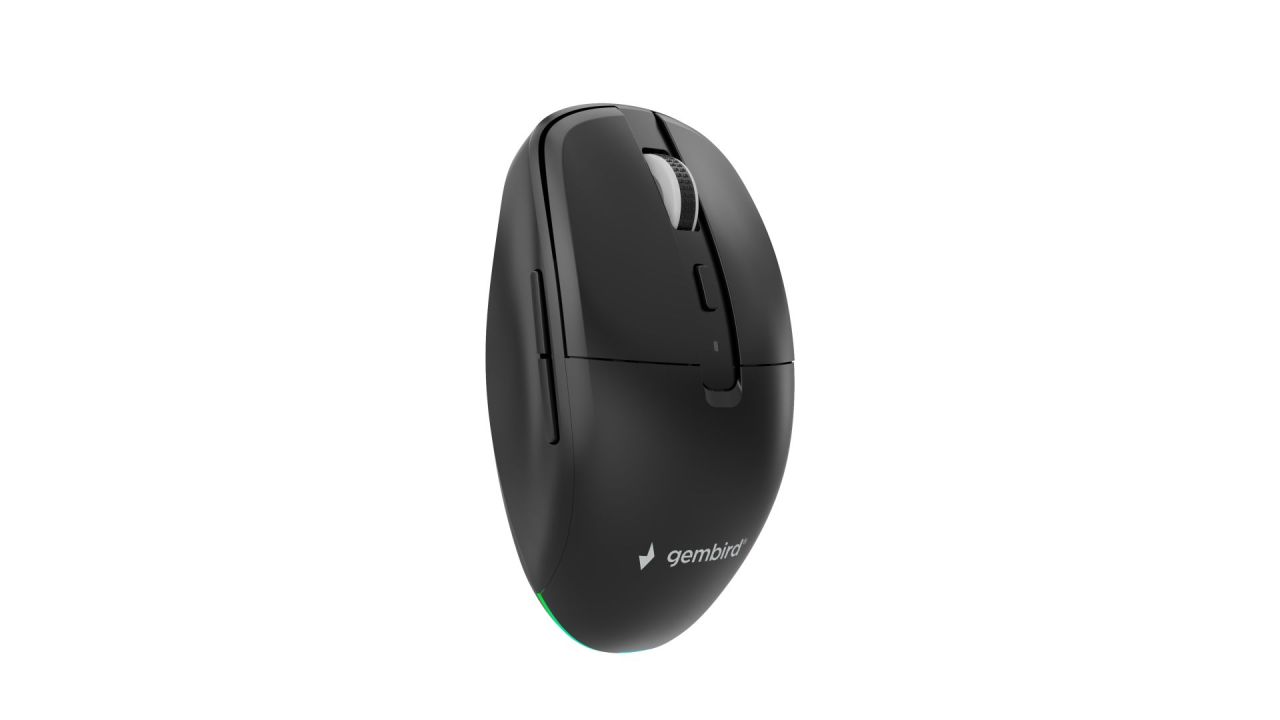Gembird MUSW2-6B-01 Dual-Mode Wireless Bluetooth Mouse Black