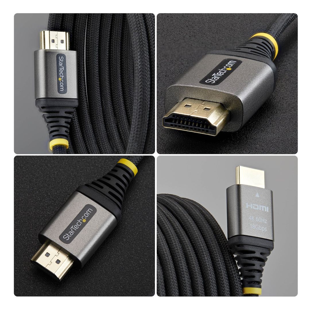 Startech Premium Certified High Speed HDMI male/male 4K 60HZ cable 1m Black Startech Premium Certified High Speed HDMI male/male 4K 60HZ cable 1m Black