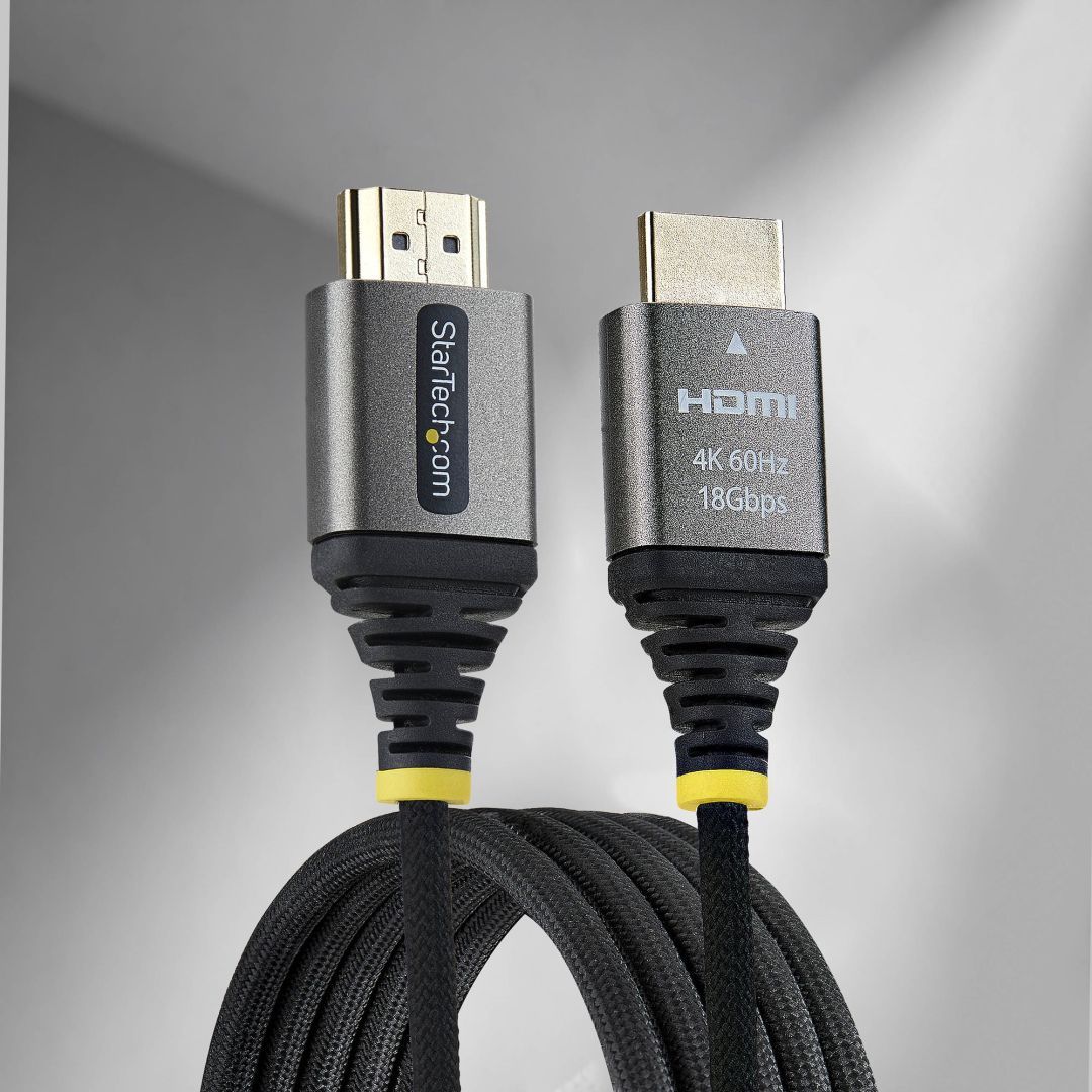 Startech Premium Certified High Speed HDMI male/male 4K 60HZ cable 1m Black Startech Premium Certified High Speed HDMI male/male 4K 60HZ cable 1m Black