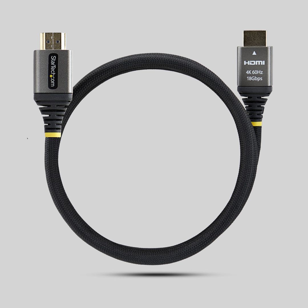 Startech Premium Certified High Speed HDMI male/male 4K 60HZ cable 1m Black Startech Premium Certified High Speed HDMI male/male 4K 60HZ cable 1m Black