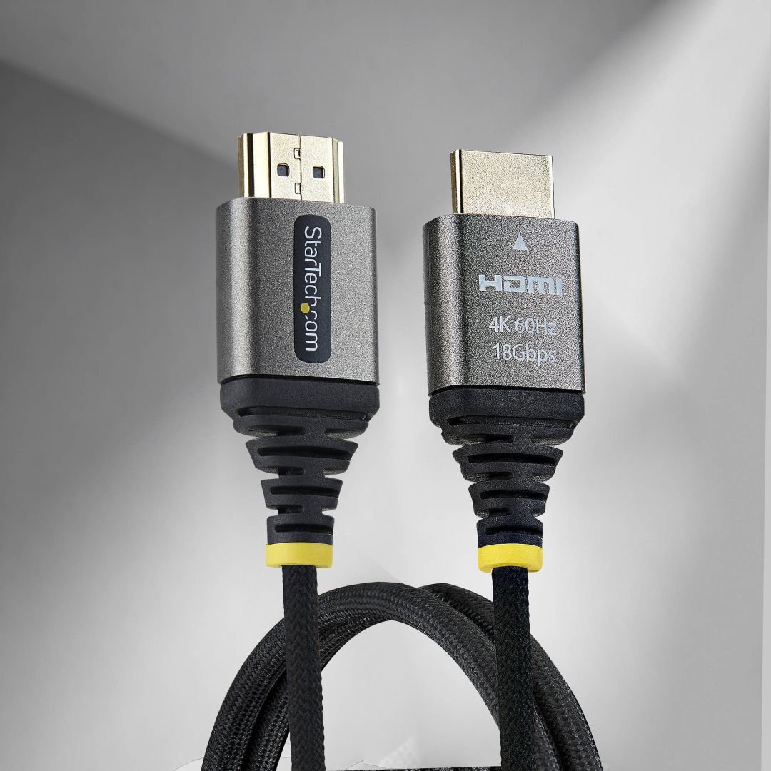 Startech Premium Certified High Speed HDMI male/male 4K 60HZ cable 0,5m Black Startech Premium Certified High Speed HDMI male/male 4K 60HZ cable 0,5m Black