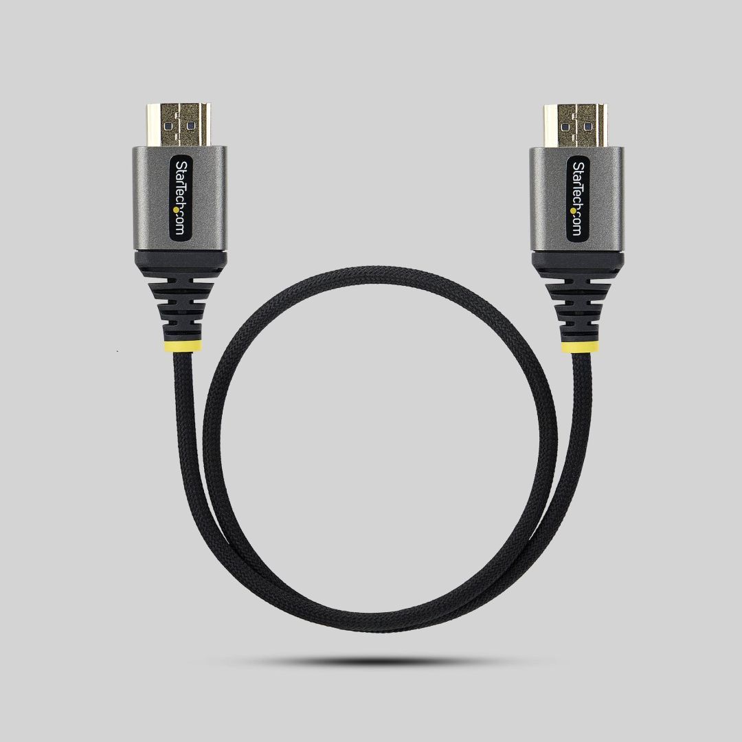Startech Premium Certified High Speed HDMI male/male 4K 60HZ cable 0,5m Black Startech Premium Certified High Speed HDMI male/male 4K 60HZ cable 0,5m Black