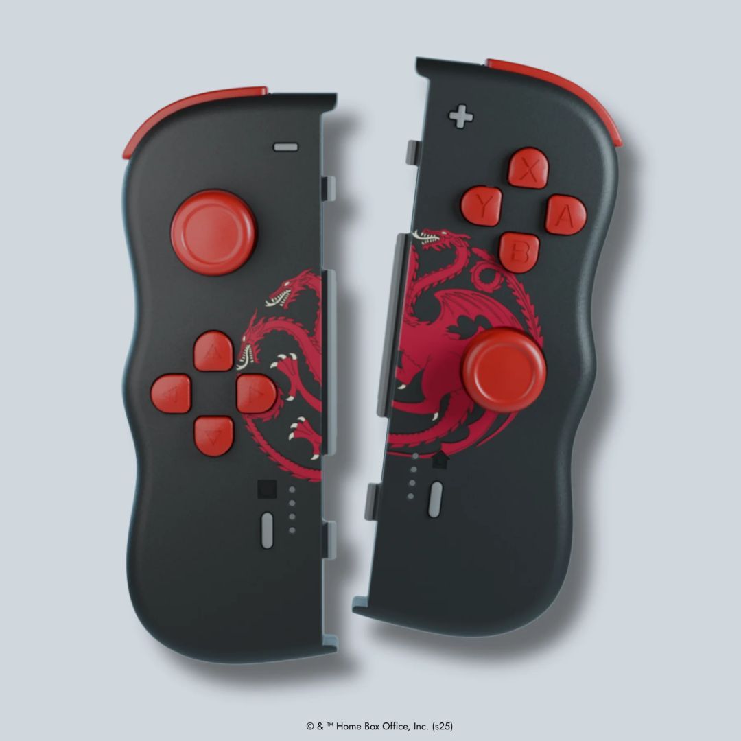 Lexip Twinpads Bluetooth Gamepad Game of Thrones Targaryen Black Lexip Twinpads Bluetooth Gamepad Game of Thrones Targaryen Black