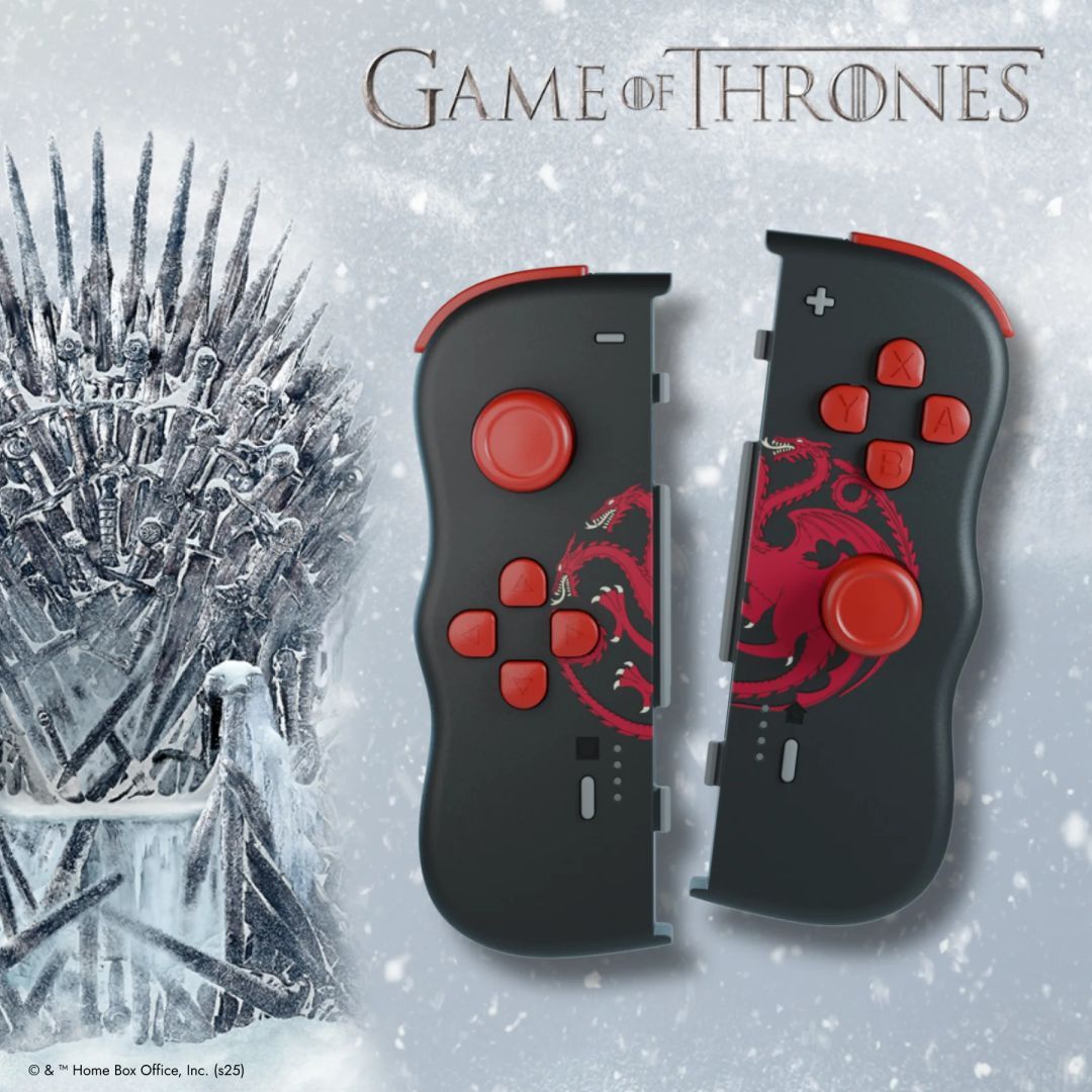 Lexip Twinpads Bluetooth Gamepad Game of Thrones Targaryen Black Lexip Twinpads Bluetooth Gamepad Game of Thrones Targaryen Black