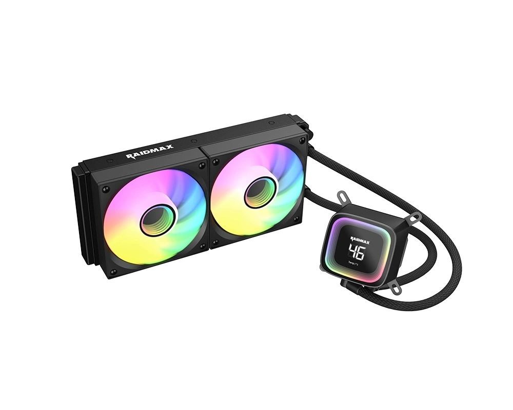 RaidMax LD240 ARGB Digital AIO CPU Cooler Black RaidMax LD240 ARGB Digital AIO CPU Cooler Black