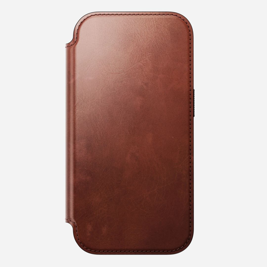 Nomad Modern Leather (Horween) Folio for iPhone 17 Pro Olde Dublin