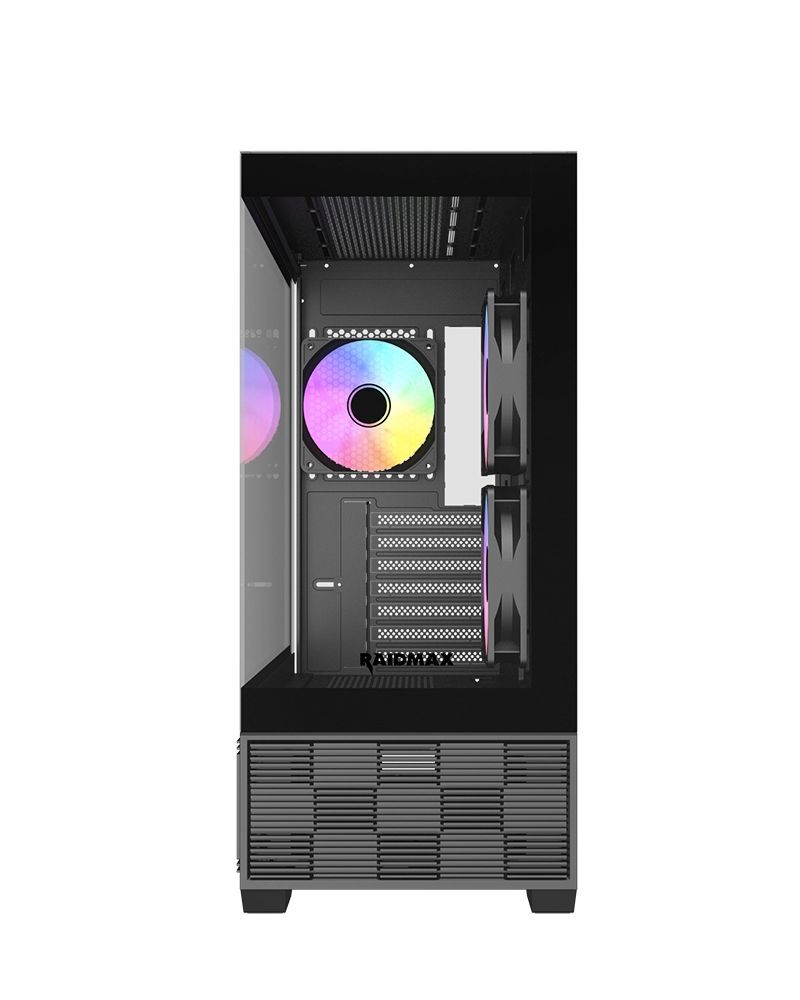 RaidMax AirFlow Diagram I803 Tempered Glass Black RaidMax AirFlow Diagram I803 Tempered Glass Black