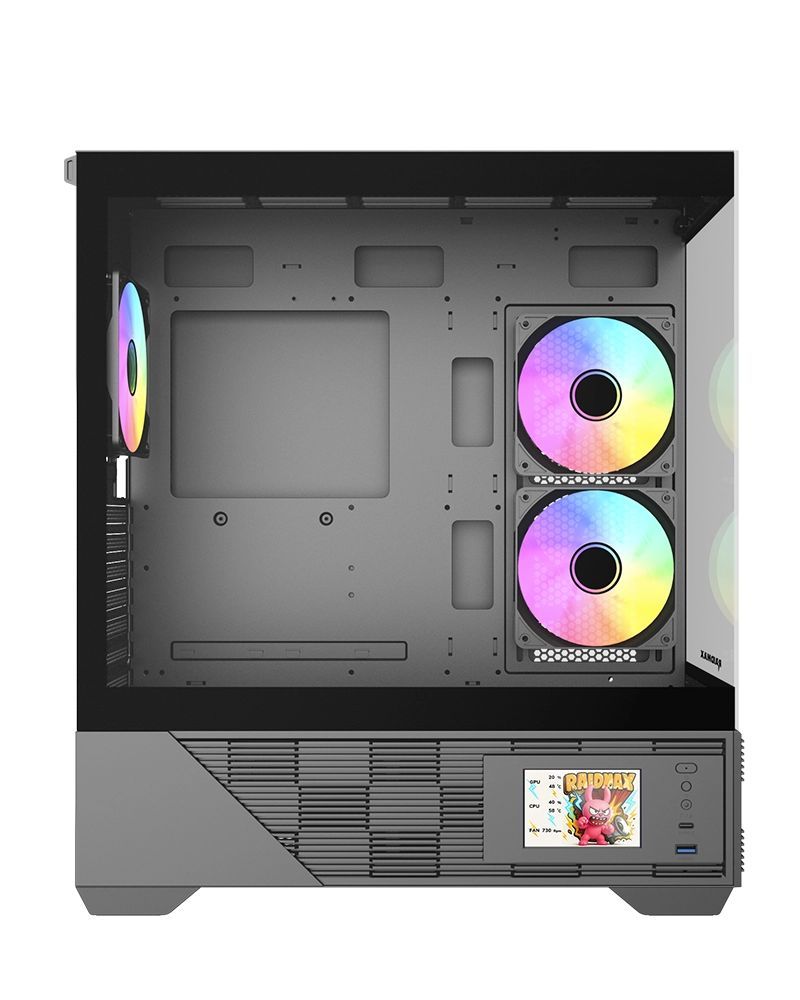RaidMax AirFlow Diagram I803 Tempered Glass Black RaidMax AirFlow Diagram I803 Tempered Glass Black