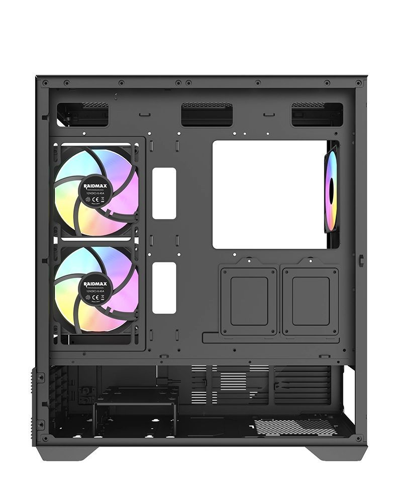 RaidMax AirFlow Diagram I803 Tempered Glass Black RaidMax AirFlow Diagram I803 Tempered Glass Black