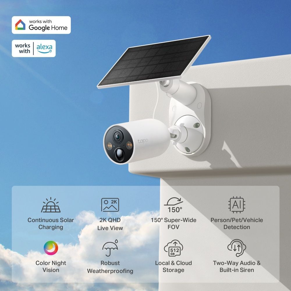 TP-Link TC85 KIT Solar-Powered Security Camera Kit