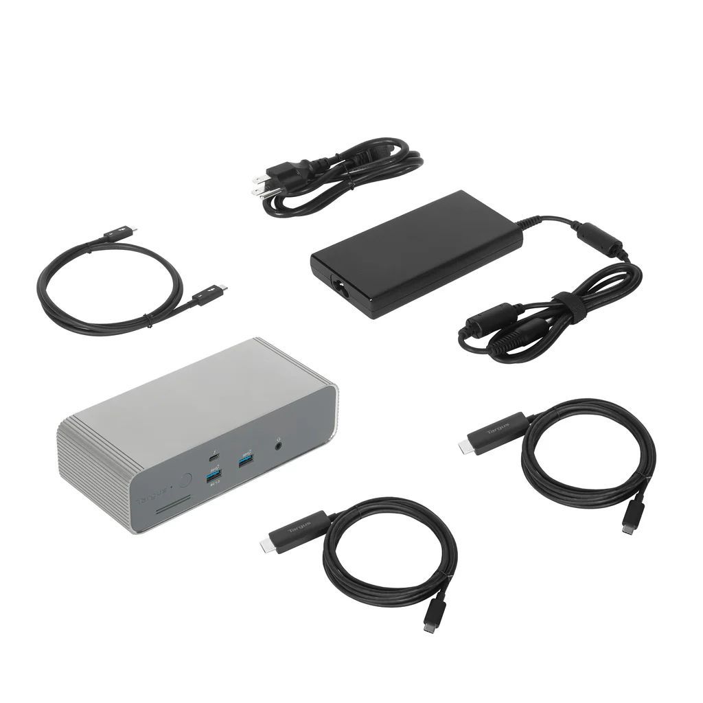 Targus Thunderbolt 5 Dual Video 8K / Triple 4K EcoSmart Dock with 140W EPR Targus Thunderbolt 5 Dual Video 8K / Triple 4K EcoSmart Dock with 140W EPR
