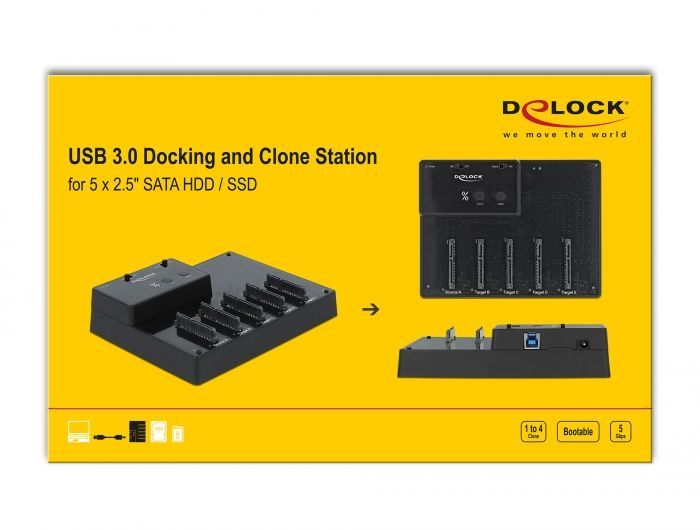 DeLock Docking and Clone Station DeLock Docking and Clone Station