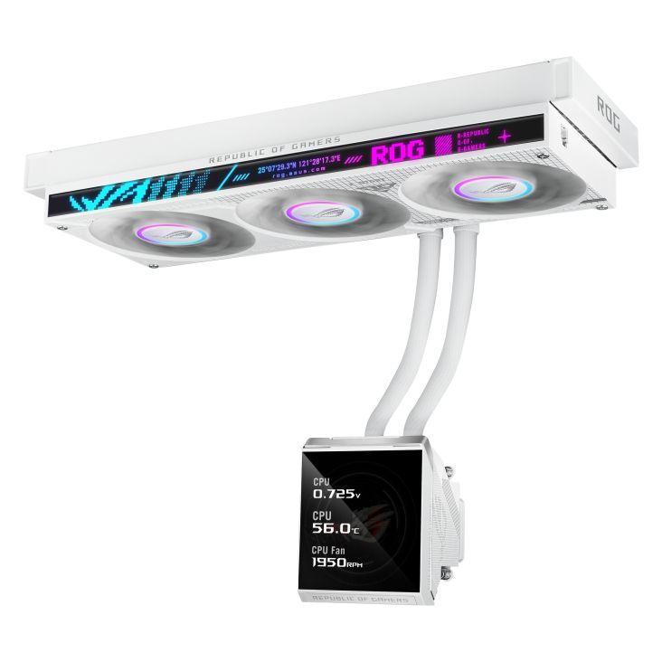 Asus ROG Strix SLC IV 360 ARGB LCD White Edition Asus ROG Strix SLC IV 360 ARGB LCD White Edition