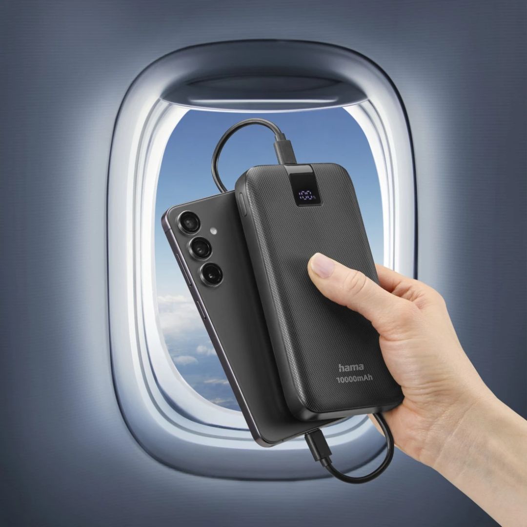 Hama Power Pack PD 10 10000mAh PowerBank Black Hama Power Pack PD 10 10000mAh PowerBank Black