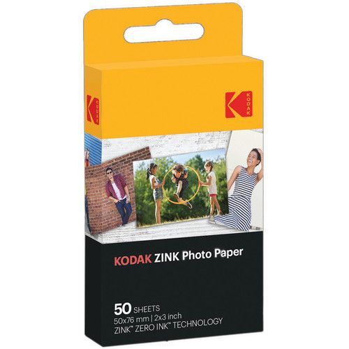 Kodak Zink instant 2x3" 50db Fényes Fotópapír