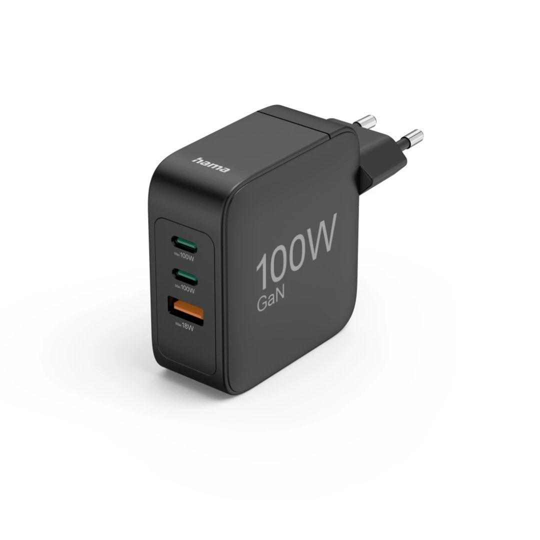 Hama Fast Charger GaN 100W Black Hama Fast Charger GaN 100W Black