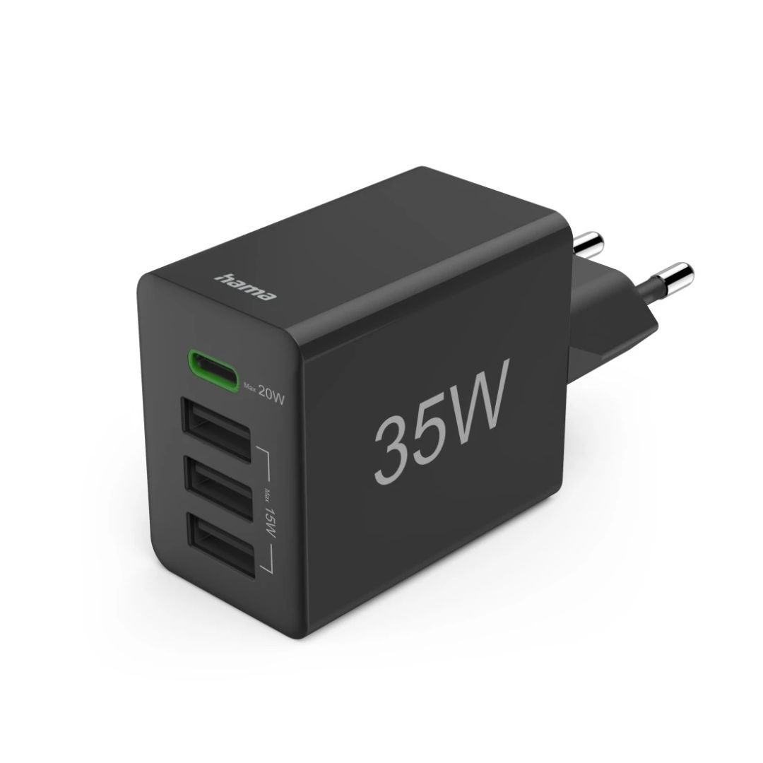 Hama Fast Charger Mini 35W Black Hama Fast Charger Mini 35W Black