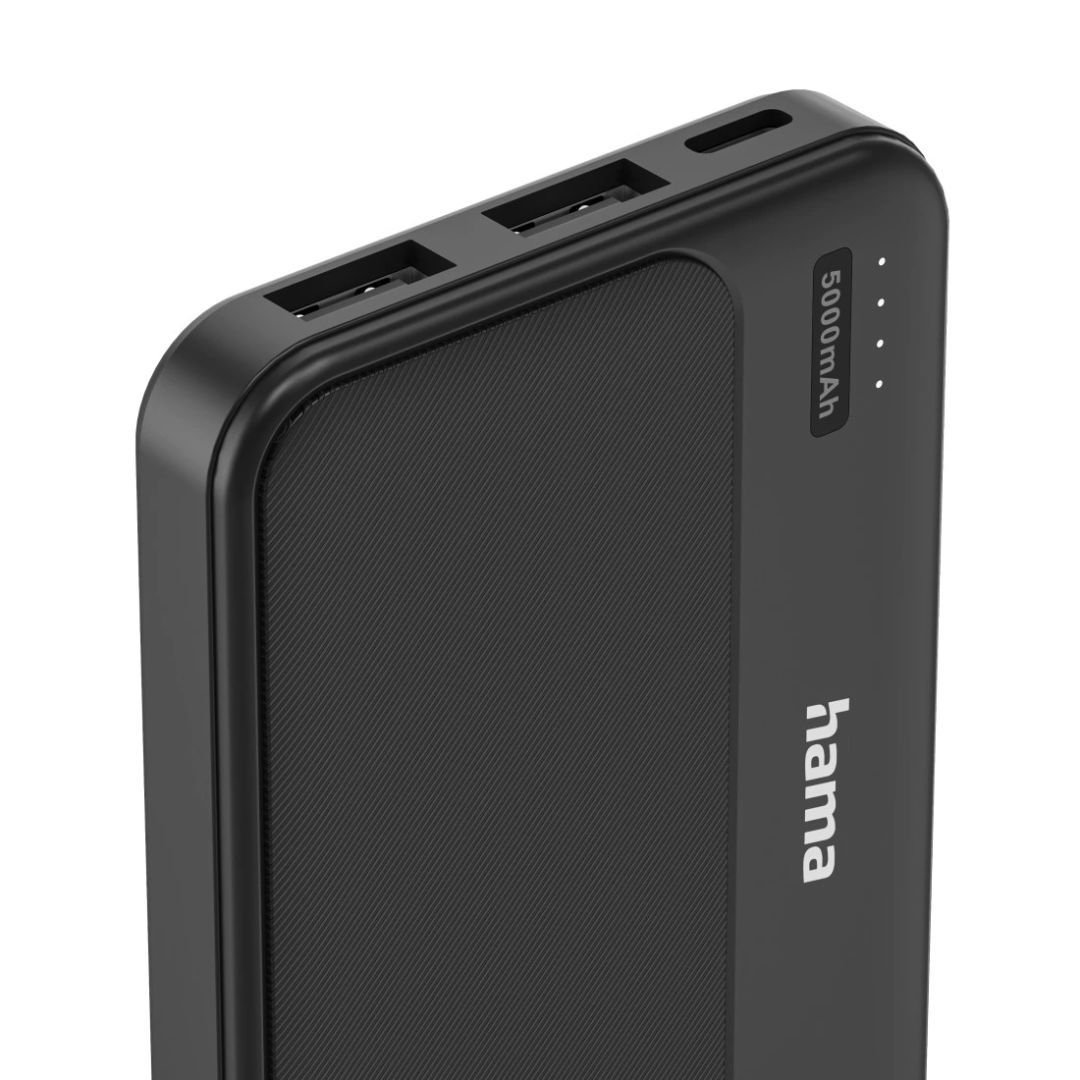 Hama Power Pack Pocket 5 5000mAh Black Hama Power Pack Pocket 5 5000mAh Black