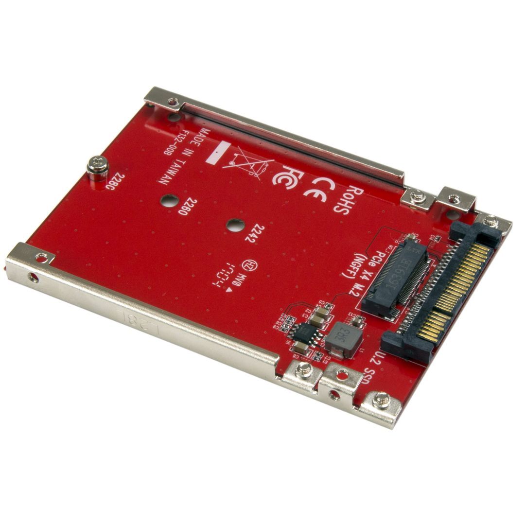 Startech M.2 to U.2 Adapter Red Startech M.2 to U.2 Adapter Red