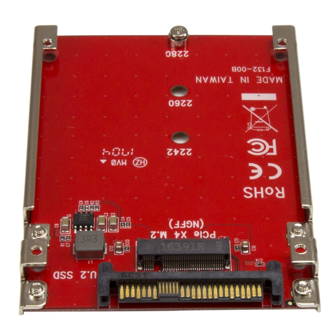 Startech M.2 to U.2 Adapter Red Startech M.2 to U.2 Adapter Red