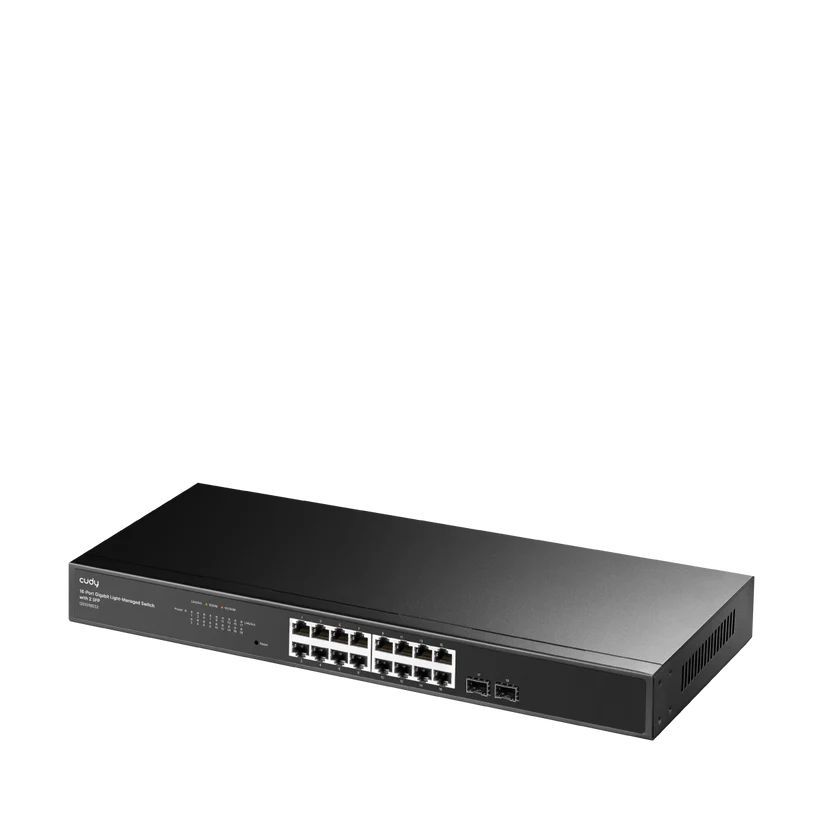 Cudy GS1016ES2 16-Port Gigabit Light-Managed Switch with 2 SFP Cudy GS1016ES2 16-Port Gigabit Light-Managed Switch with 2 SFP