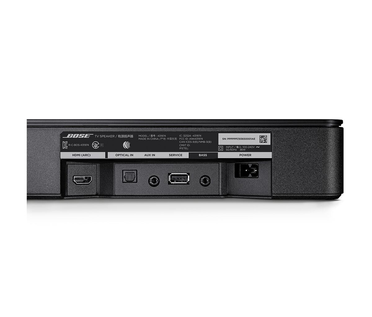 Bose TV Speaker Soundbar Black Bose TV Speaker Soundbar Black