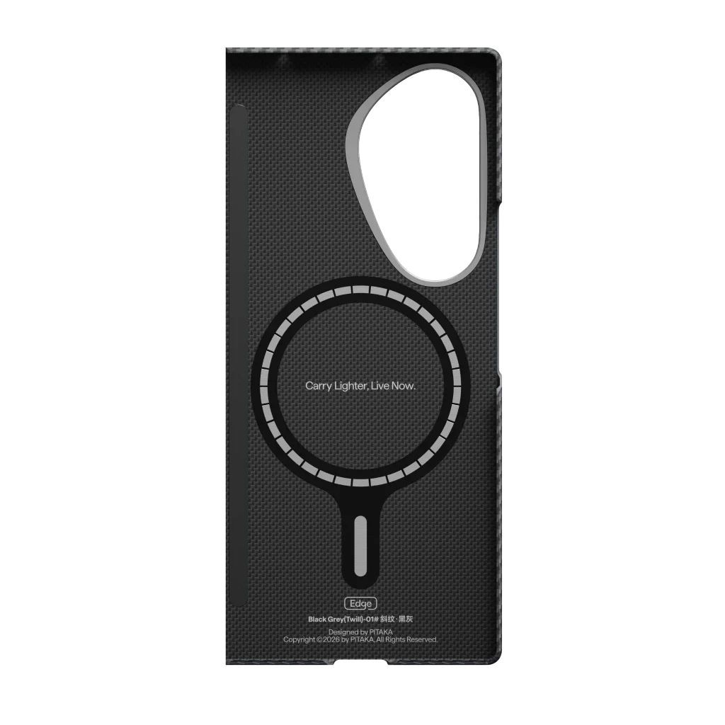 Pitaka Edge Case Back Cover for Samsung Galaxy Z Fold8 Ultra Black/Grey Pitaka Edge Case Back Cover for Samsung Galaxy Z Fold8 Ultra Black/Grey