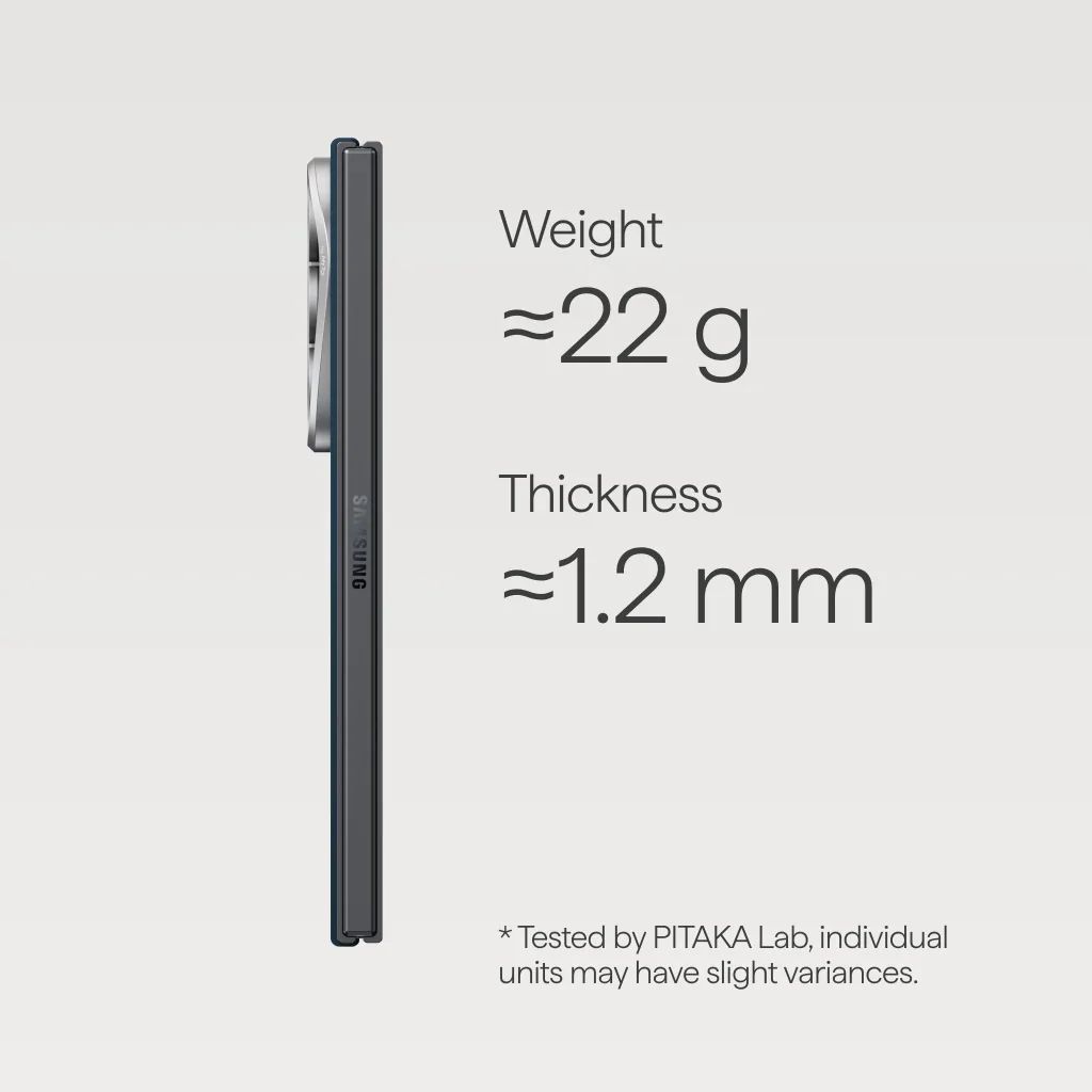 Pitaka Edge Case Back Cover for Samsung Galaxy Z Fold8 Ultra Moonrise Pitaka Edge Case Back Cover for Samsung Galaxy Z Fold8 Ultra Moonrise