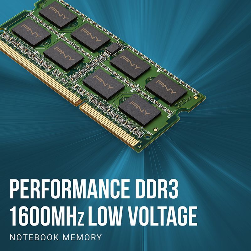 PNY 8GB DDR3 1600MHz SODIMM OEM PNY 8GB DDR3 1600MHz SODIMM OEM