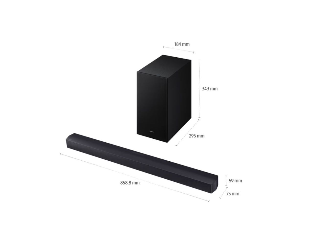Samsung HW-B450F (2025) 2.1 SoundBar Black