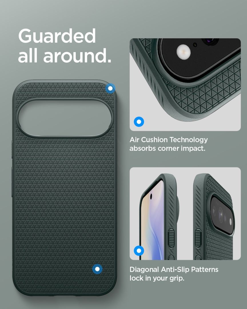 Spigen Liquid Air MagSafe case for Google Pixel 11 Pro Abyss Green Spigen Liquid Air MagSafe case for Google Pixel 11 Pro Abyss Green