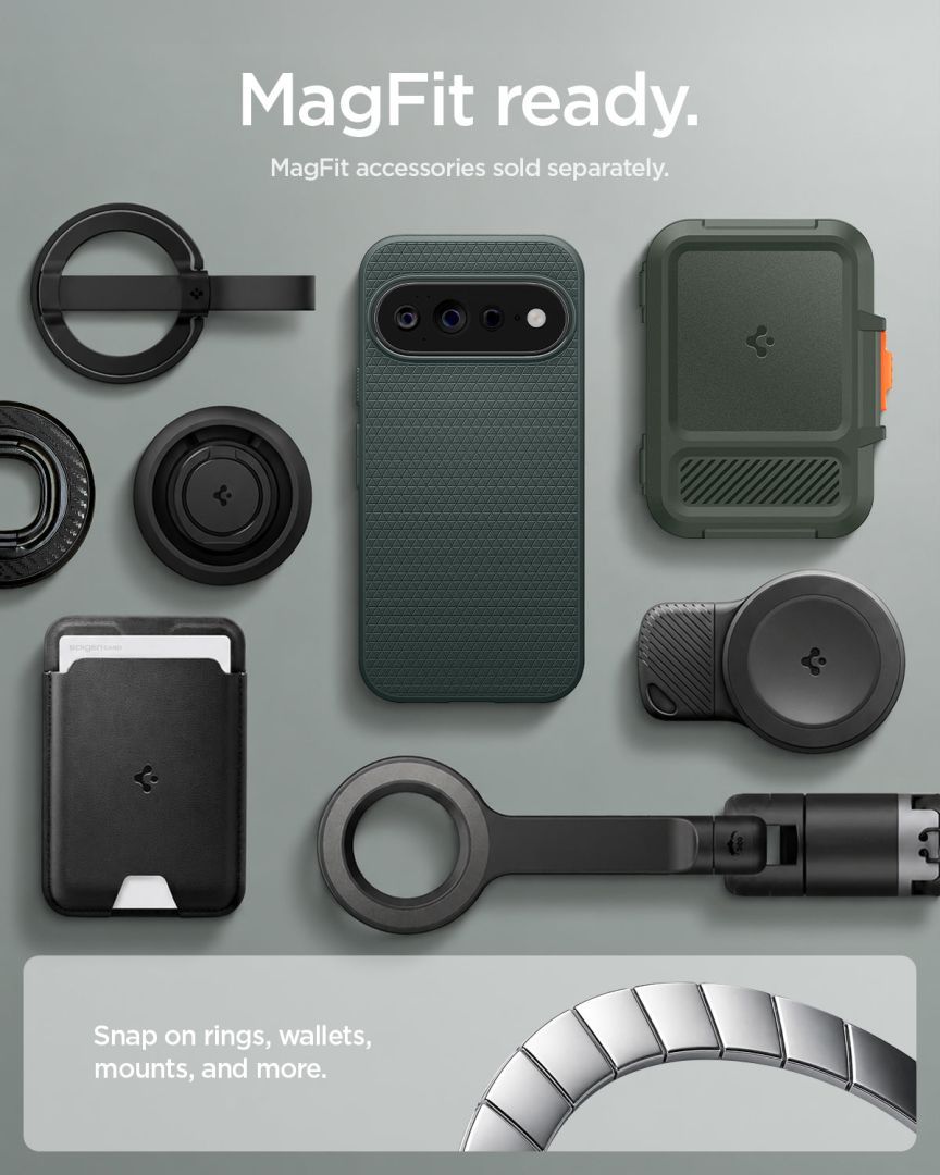 Spigen Liquid Air MagSafe case for Google Pixel 11 Pro Abyss Green Spigen Liquid Air MagSafe case for Google Pixel 11 Pro Abyss Green